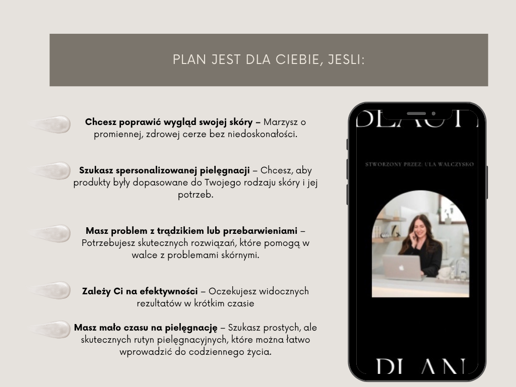 PLAN PIELĘGNACJI JEST DLA CIEBIE